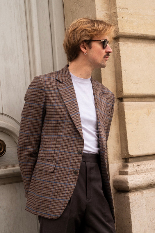 Veste à motif gun club Cerruti