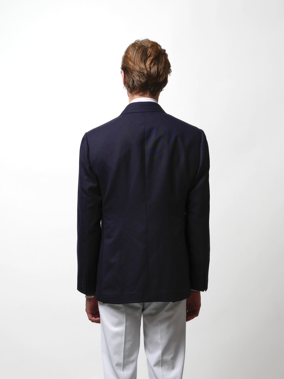 Veste navy en Laine Fresco™